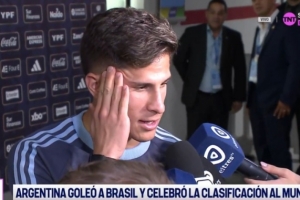 打进处子球，朱利亚诺-西蒙尼：感谢国家队，身披这身球衣是梦想